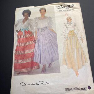 Vogue Skirt Pattern- Size 8